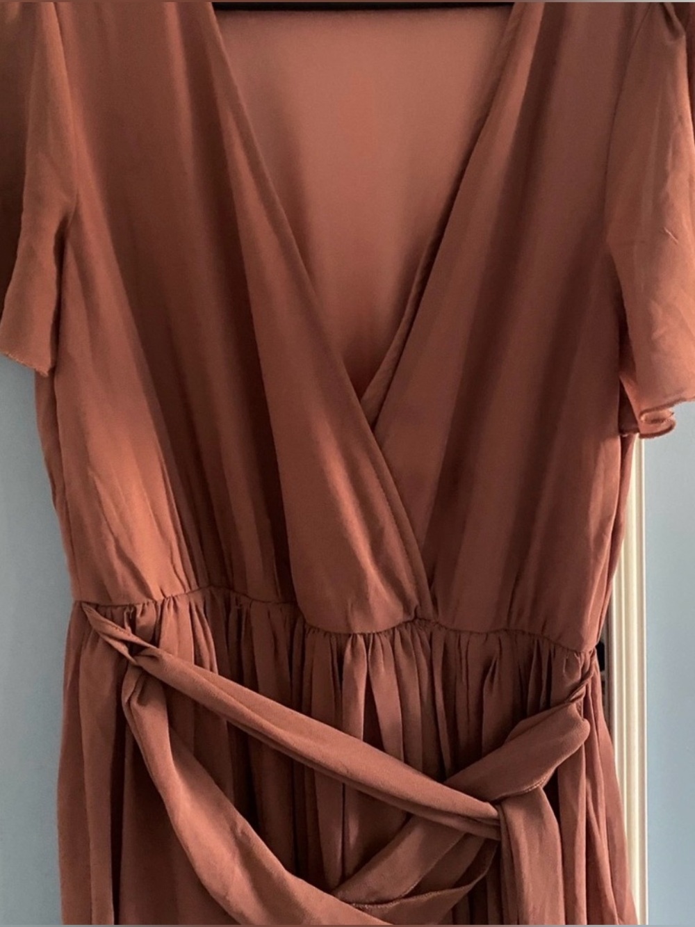 Baltic Born Dusty Rose Chiffon Maxi Dress - Picture 4 of 4